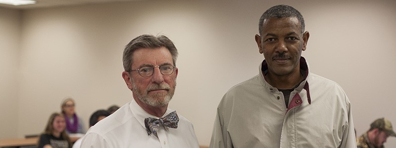 Image of Michael Goodroe and Berhanu Kidane