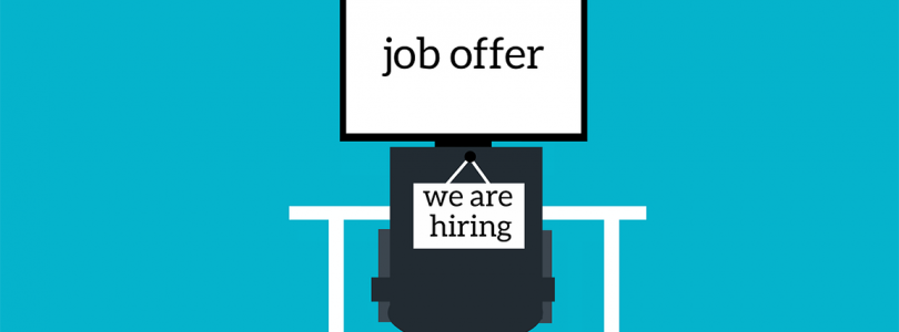 "We are hiring" graphic